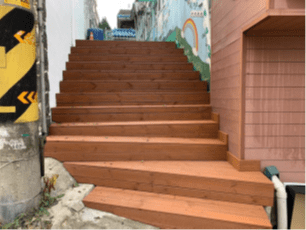 Repairs to Baby Box Stairs - South Korea